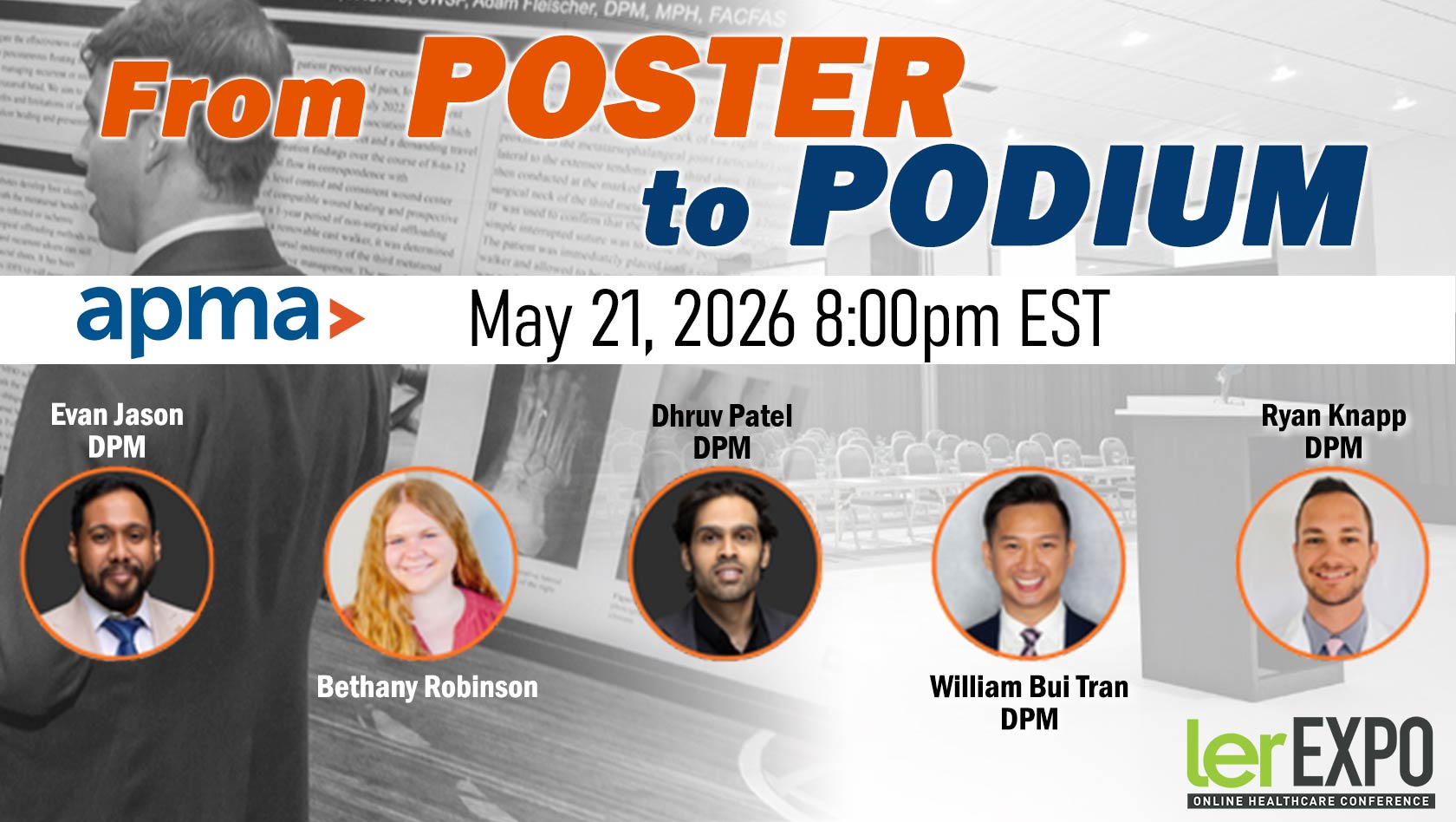 From Poster to Podium