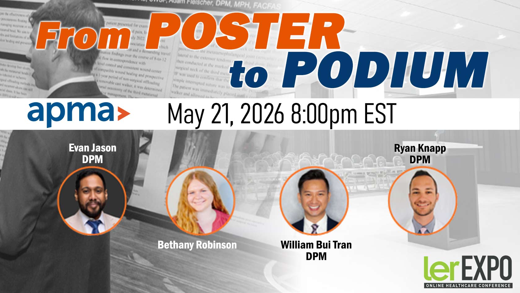 From Poster to Podium